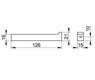 Держатель для запасного рулона туалетной бумаги Keuco Edition 11163370000 черный